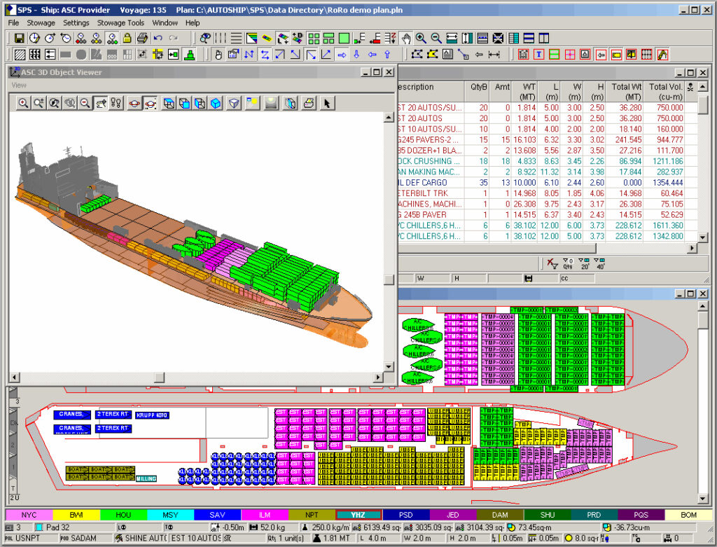 stowage plan